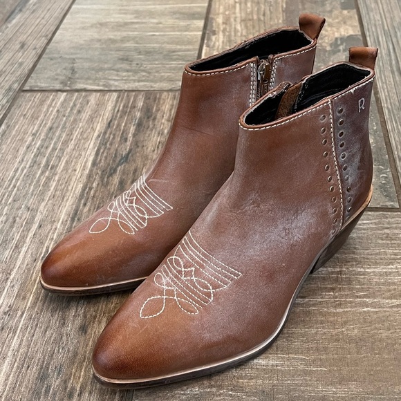 ROAN by Bed Stu Aggie ankle boots size 6.5 - Picture 2 of 10